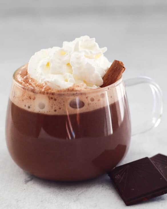 Healthy Oat Milk Hot Chocolate (Vegan) Good Food Baddie