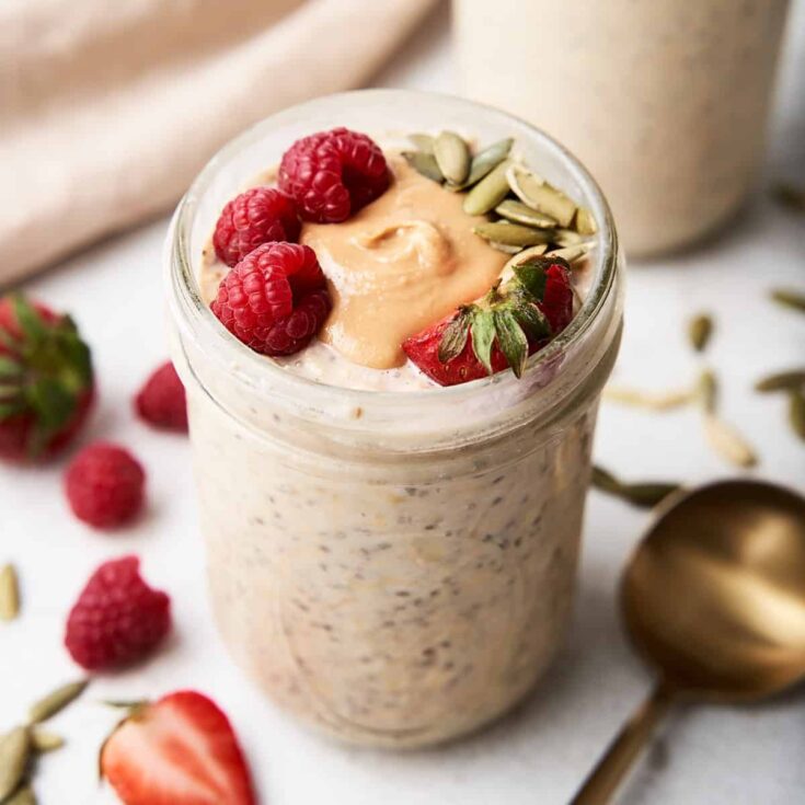 Image for Creamy High-Protein Overnight Oats
