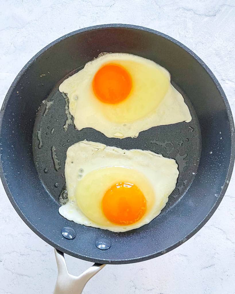 Over Easy Eggs (step-by-step!) - Fit Foodie Finds