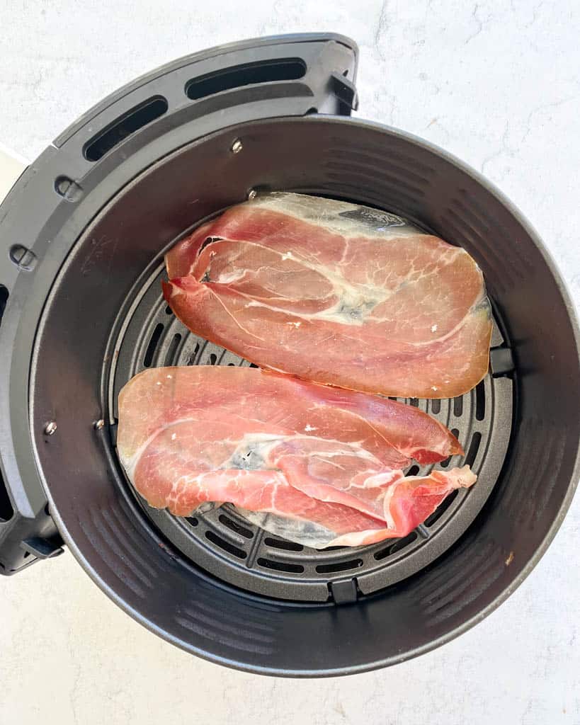prosciutto in the air fryer before cooking