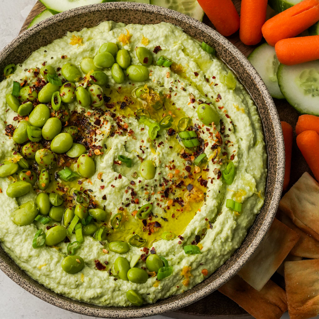 Best Edamame Hummus Good Food Baddie