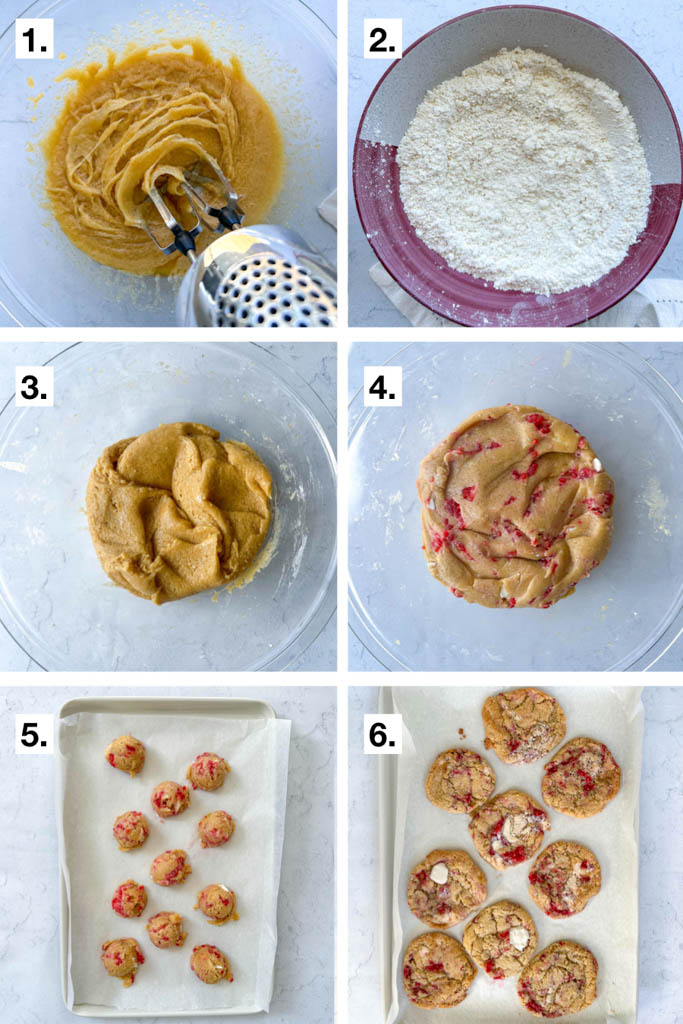 steps to show how to make cookies
