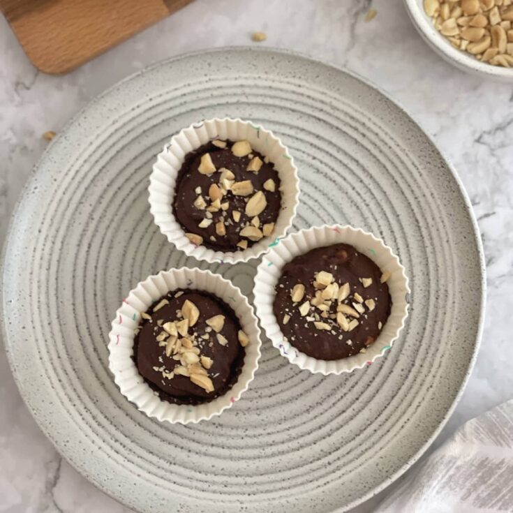 Image for Easy No-Bake Mini Chocolate Peanut Butter Pies
