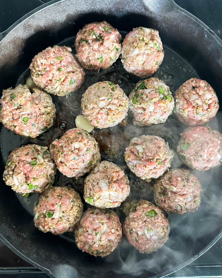 Juicy Lamb Meatballs (so Easy!) - Good Food Baddie