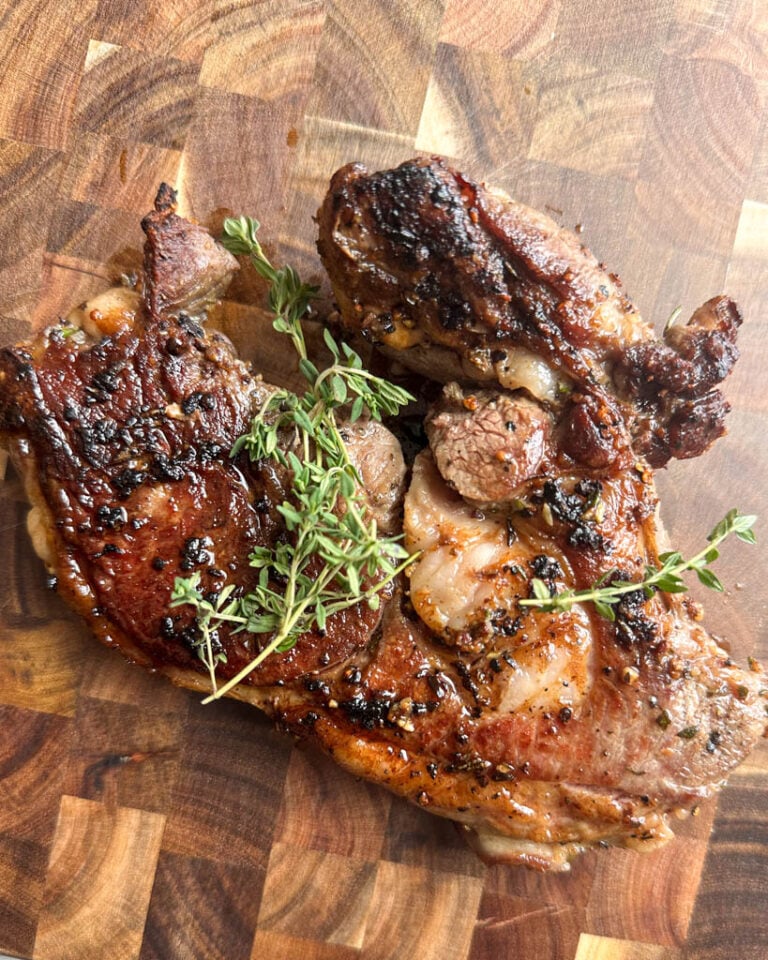 Tender Pan-Seared Lamb Leg Steak - Good Food Baddie