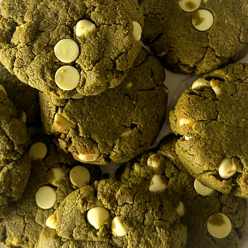 High-Protein Matcha Cookies