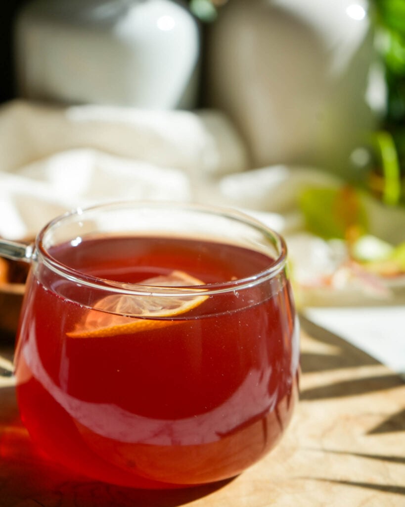 elderberry hibiscus citrus tea