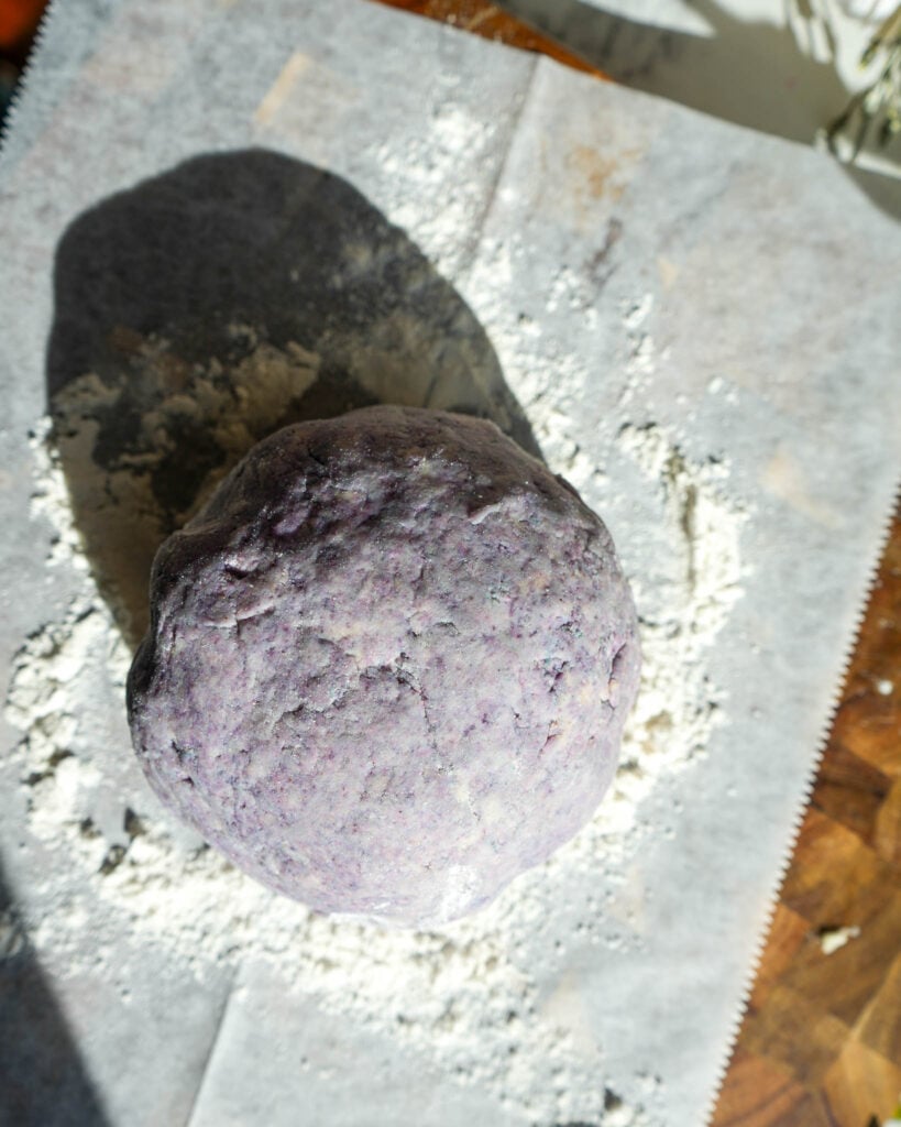 sweet potato dough for biscuits