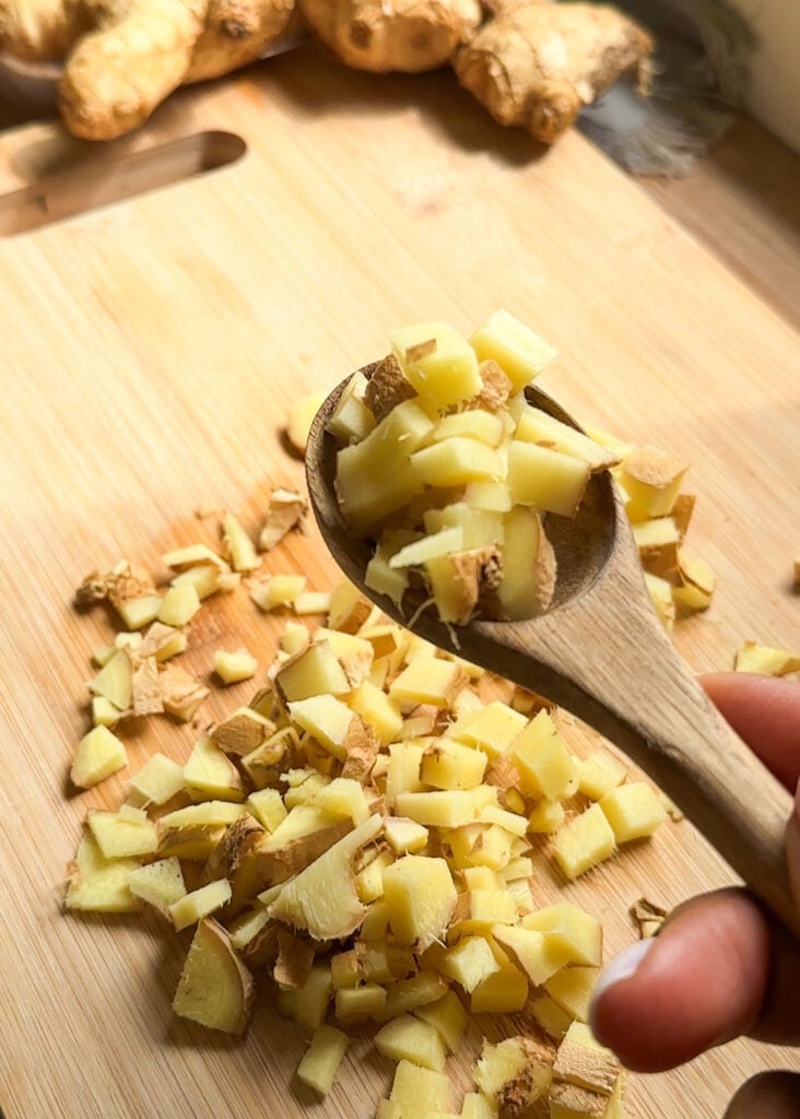 fresh chopped ginger