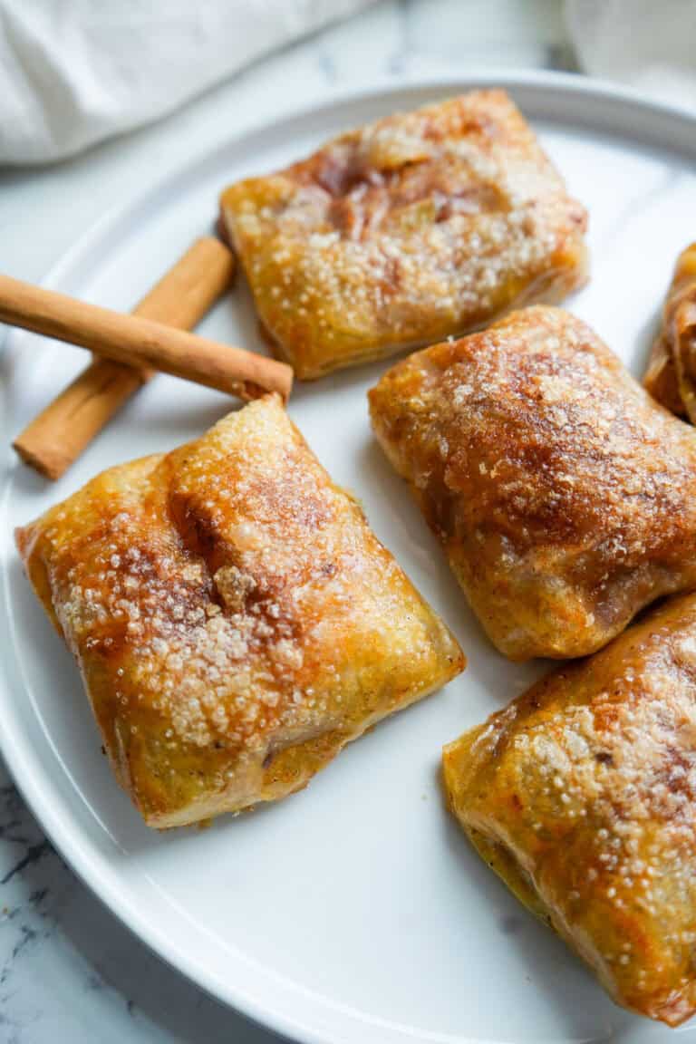 Pastry With Rice Easy Gluten-Free Apple Pastry Using Rice Paper - Good Food Baddie