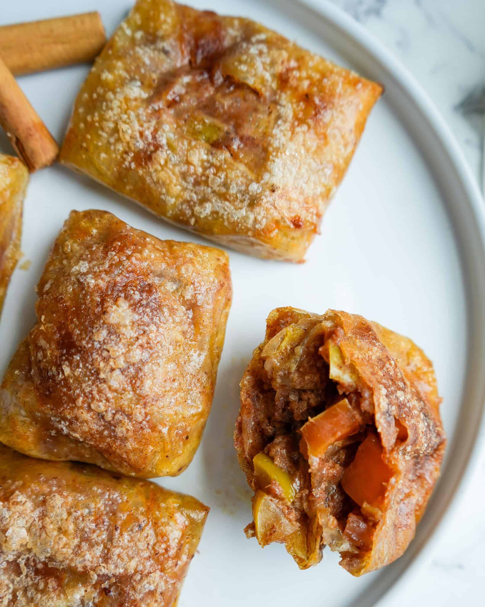 Pastry With Rice Easy Gluten-Free Apple Pastry Using Rice Paper - Good Food Baddie