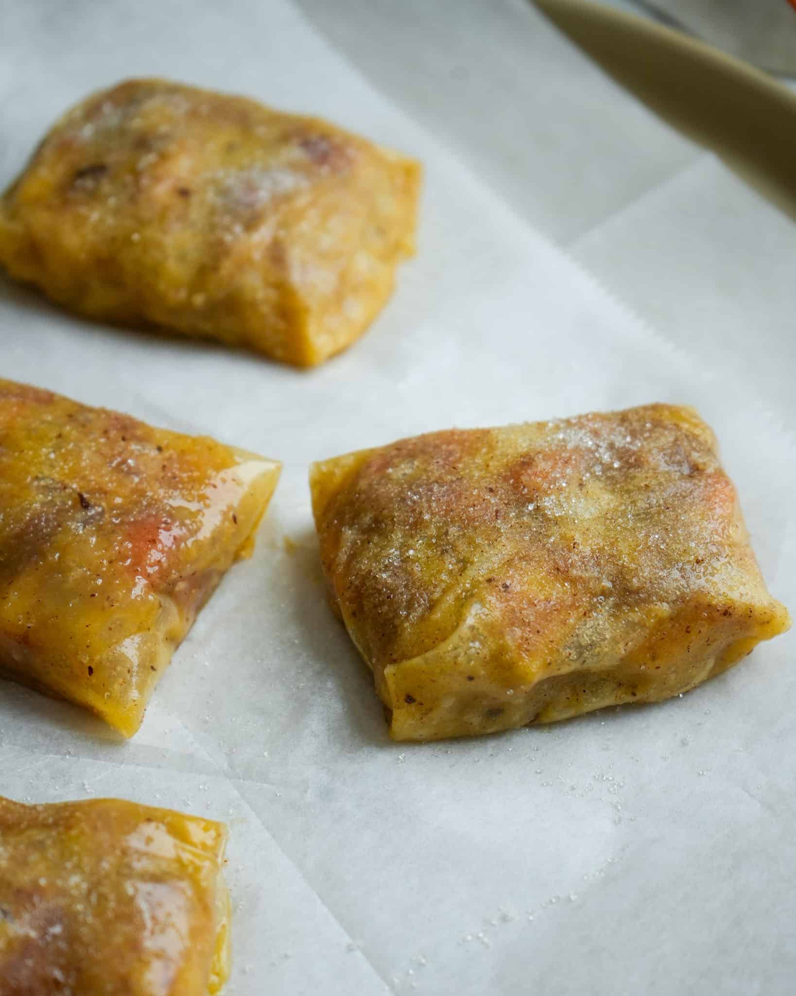 Pastry With Rice Easy Gluten-Free Apple Pastry Using Rice Paper - Good Food Baddie