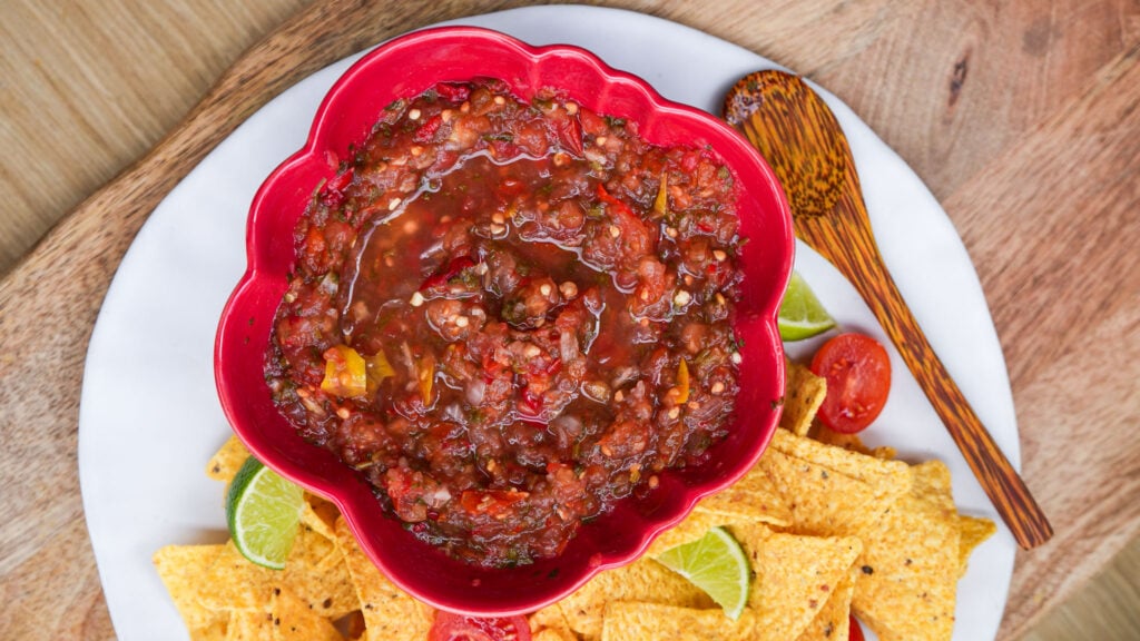 fermented salsa in a bowl
