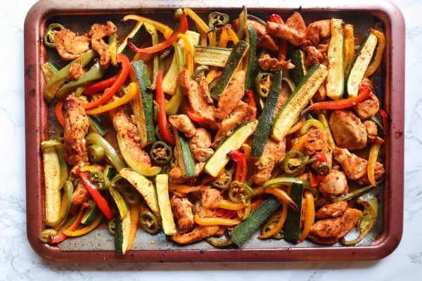 Chicken Fajitas After Baking