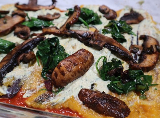how to make Gluten Free Eggplant Lasagna how to make gluten free vegan lasagna using eggplant, butternut squash, mushrooms