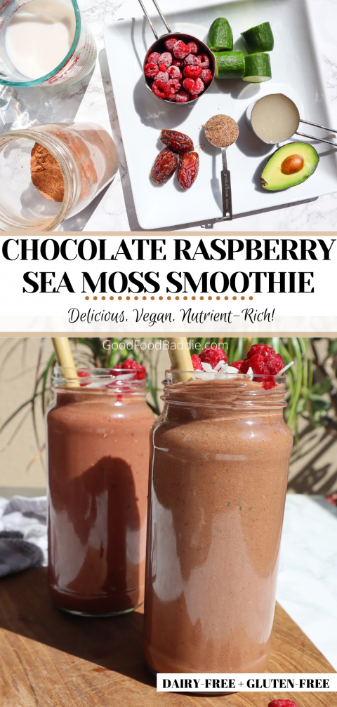 Pin It! Chocolate Raspberry Sea Moss Smoothie Pin It! Chocolate Raspberry Sea Moss Smoothie