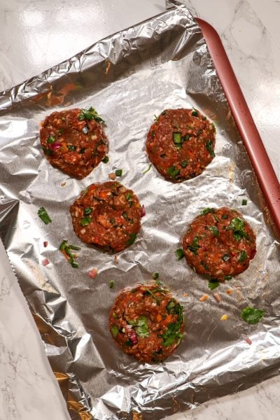 bison burgers before cooking bison burgers before cooking