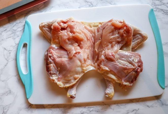 whole chicken flat and breastbone removed whole chicken flat and breastbone removed