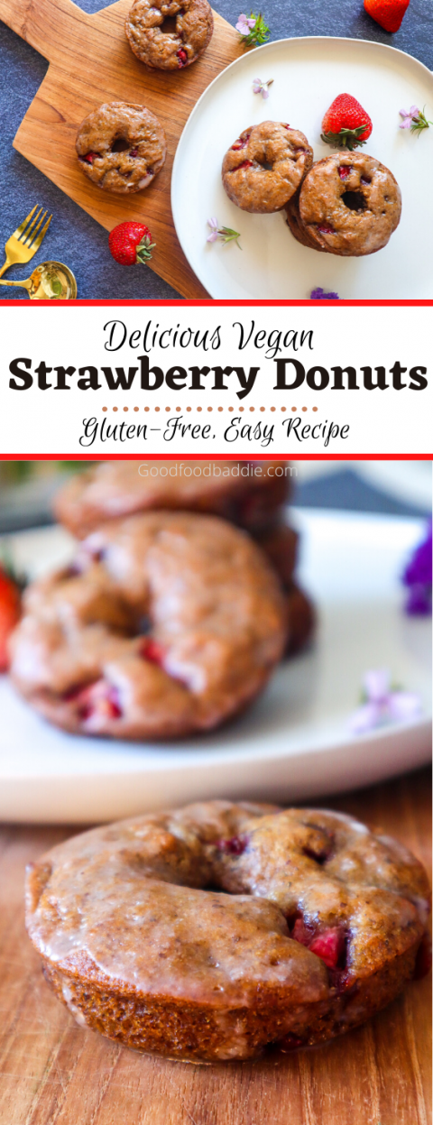 vegan strawberry donuts glutenfree vegan strawberry donuts glutenfree